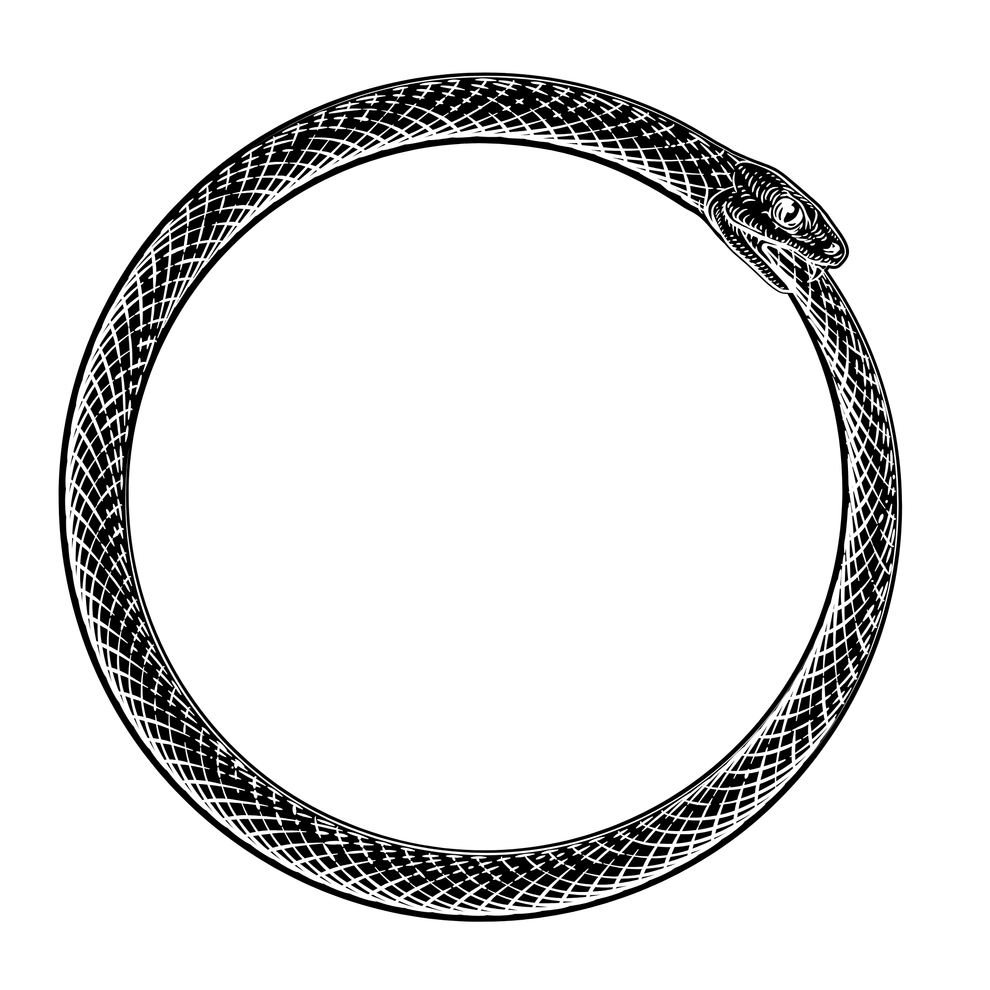 Early ouroboros concept for the Gateway mark