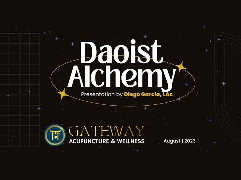 Opening slide: Introduction to Daoist Alchemy — Divine Bubble talk